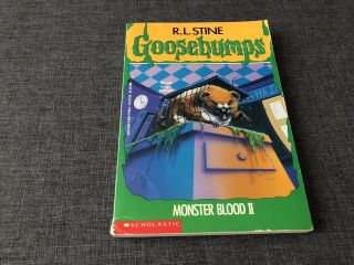 Goosebumps R L Stine 18 Monster Blood Ii 2 Vintage Paperback