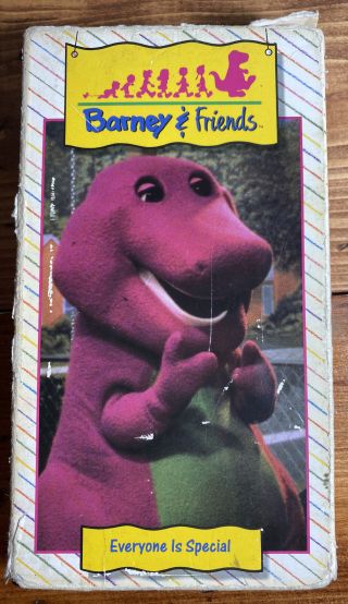 Barney & Friends Everyone Is Special Time Life Video Vhs 1992 Rare Vintage