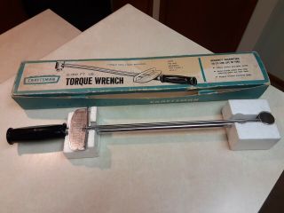 Vintage Sears Craftsman 44641 Beam Style 1/2” Drive Torque Wrench