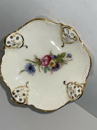 Vintage Rosenthal Small Plate Germany Hand Painted 4 " Wide Great Details