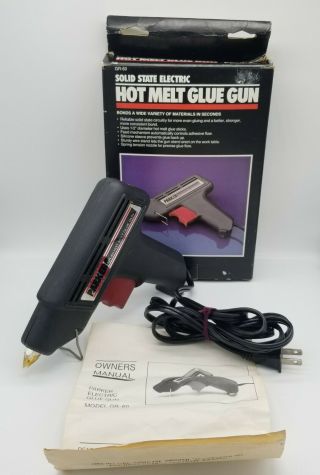 Parker Gr - 60 Glue Gun Hot Melt Solid State Electric 40 Watt Vintage
