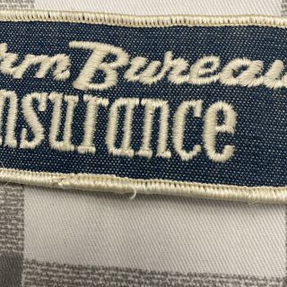 Vintage Farm Bureau Insurance Patch Denim Patch From K Products Hat 3