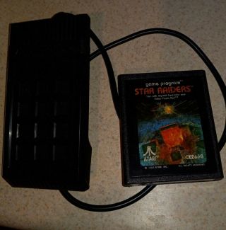 Star Raiders With Video Touch Pad / Atari 2600 1979 1980 7800 Vcs Vintage Retro