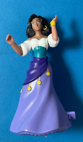 Vintage Disney Hunchback Of Notre Dame Esmeralda Burger King Wind - Up Figurine