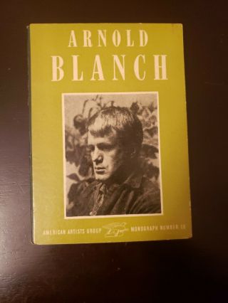 Vintage Arnold Blanch American Artists Group Monograph Number 18 (1946)