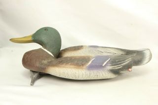 Vintage Plasti - Duk Duck Decoy Inflatable Male Mallard
