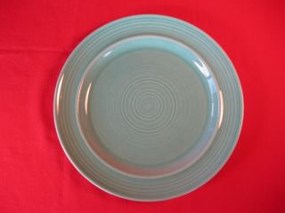 Vintage Metlox Colorstax 10.  75 Inch Dinner Plate Turquoise Made In Usa