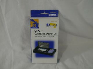Vintage Sima Vhs - C Cassette Adapter (2d2)