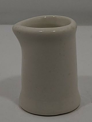 Vintage 1950 Ceramic Restaurant Coffee Creamer Ceramic 2 3/4” Tall