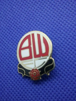 Bolton Wanderers Pin Badge Quality Hard Enamel Vintage 90s One Only