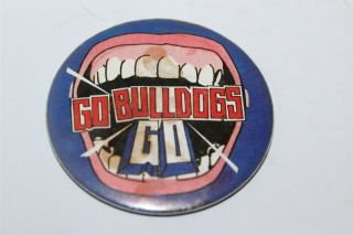 Go Bulldogs Go Vintage Vfl Afl Badge Western Bulldogs Footscray Verna Toys