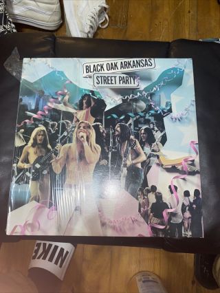 Vintage Black Oak Arkansas - Street Party Lp,  Atco,  Ex Jacket/ex Vinyl (1974)