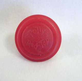 Vintage Polly Red Top Replacement Thermos Vacuum Bottle Stopper