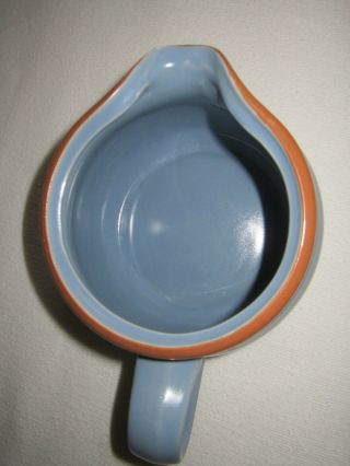 Noritake Stoneware Creamer Gravy Bowl Blue Adobe 2