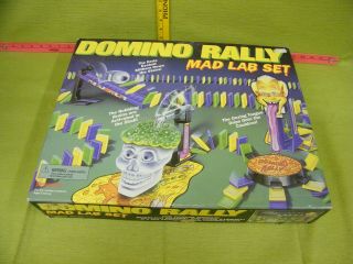Vintage 1996 Domino Rally Mad Lab Set Pressman