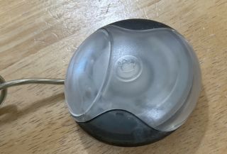 Vintage Apple iMac USB Wired Mouse M4848 Graphite Hockey Puck 2