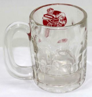 Vintage Dog N Suds Drive - In Glass Root Beer Soda Mug 4 1/4 