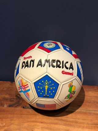 Tenth Pan American Games Volleyball,  Usa 1959 - 1987,  Vintage Official 5 Game Ball