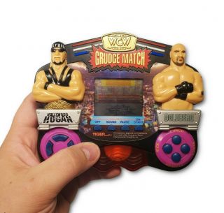 Wcw Grudge Match Hollywood Hogan Goldberg Vintage Tiger Handheld Wrestling Game
