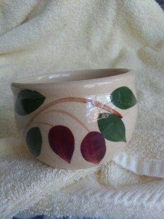 Watt Pottery American Red Bud Bean Cup 75 Only 2 Buds