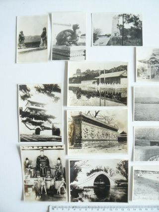 16 x vintage China Photographs Nanking Nanjing Peking Beijing HMS Suffolk 2