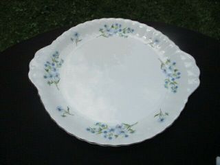 Blue Rock Flowers Richmond / Royal Albert Quiche Pie Cake Plate