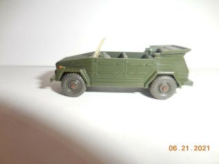 Vintage Wiking Ho 1/87 Scale Vw 181 Volkswagen Thing In Green With Top Down