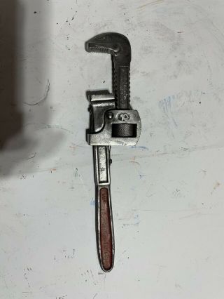 Vintage Japan Forged Steel 10 Inch Adjustable Pipe Wrench