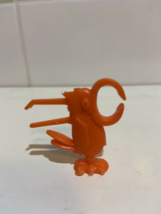 Vintage Kellogg’s R&l Cereal Toys Tooly Birds Percy Pincer Orange (turkey Tongs)