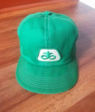 Vintage 70s 80s K Brand Pioneer Seeds Snapback Trucker Hat Cap