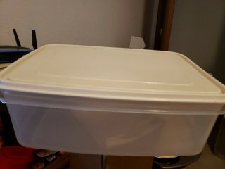 Rubbermaid – Vtg Rectangular 33 Cup Food Storage Container 7.  8l W Lid - 8