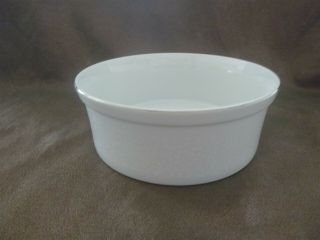 Crown Victoria Lovelace China White Round Serving Bowl Ovenware 7.  5 " Japan