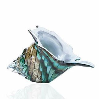 Yufeng Hand Crafted Glass Art Conch Shell Ornament (conch)
