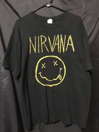 Vintage Nirvana Smiley Face T - Shirt (xl)