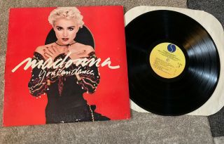 1987 Vintage Madonna Vinyl Record Album You Can Dance
