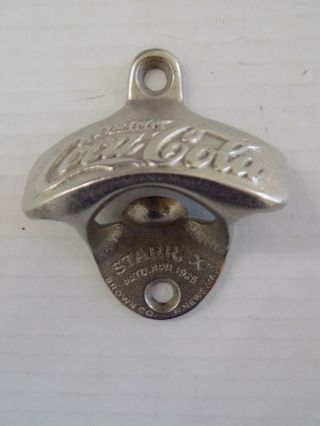 Coca - Cola Bottle Opener Metal Starr X Brown Co Newport News Va Vintage Htf