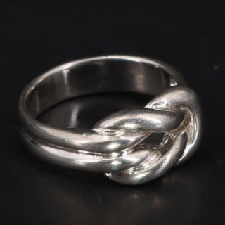 Vtg Sterling Silver - Love Knot Ring Size 9 - 5g
