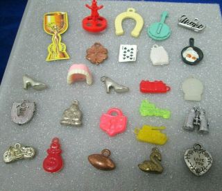 25 Pc Vintage Cracker Jack Gumball Prize Charm Toys Vending Machine Collectible