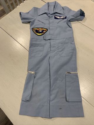 Vintage Child’s Aviator Jumpsuit W/ Snoopy Patch ￼size 4t? A1