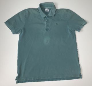 Lacoste Vintage Washed Polo Shirt Size Men’s 6
