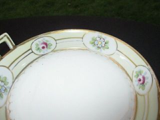 OLD NIPPON HAND PAINTED CREAM CHEESE BUTTER TUB DISH 3