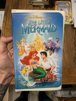 Vintage Disney Classics The Little Mermaid Black Diamond Vhs Tape Movie