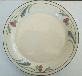 Lenox Chinastone Poppies On Blue Salad Plate (s) 8 3/8 "