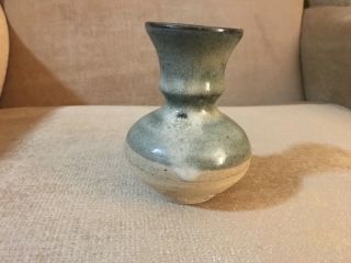 Irish Made Clay Vase Hand Made In Ireland 3 1/2” Tall
