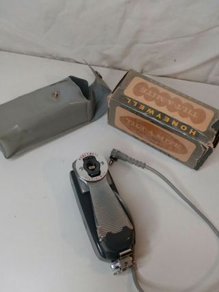 Vintage Honeywell Tilt - A - Mite Camera Flash Unit Collapsible Fan Style Japan