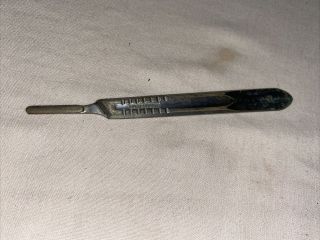 Vintage Bard Parker Scalpel Handle No.  4 Surgical Instrument