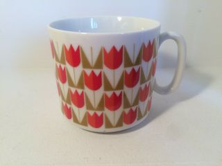 Vintage Holt Howard Japan Tulip Mug Coffee Cup Floral