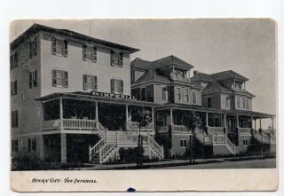 C.  1907 The Imperial Hotel Ocean City Jersey Vintage Postcard