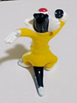 Vintage 1994 Looney Tunes SYLVESTER THE CAT Singing Elvis Outfit PVC Figure 2.  75 2