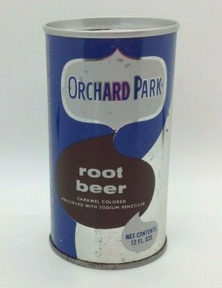 Vintage Orchard Park Root Beer Steel Soda Can Pull Tab